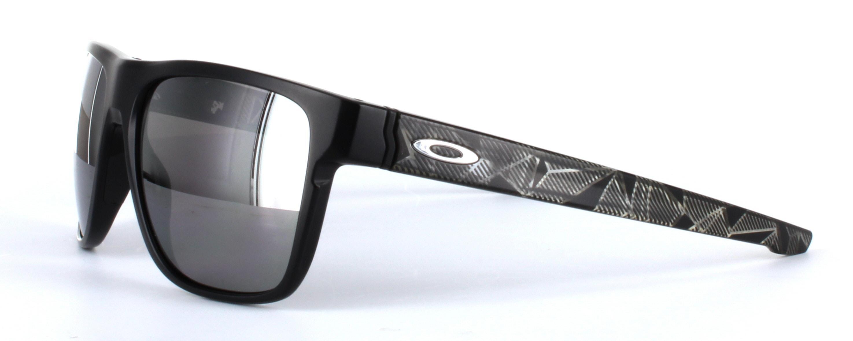 Oakley (O9360) Black Full Rim Plastic Sunglasses - Image View 2