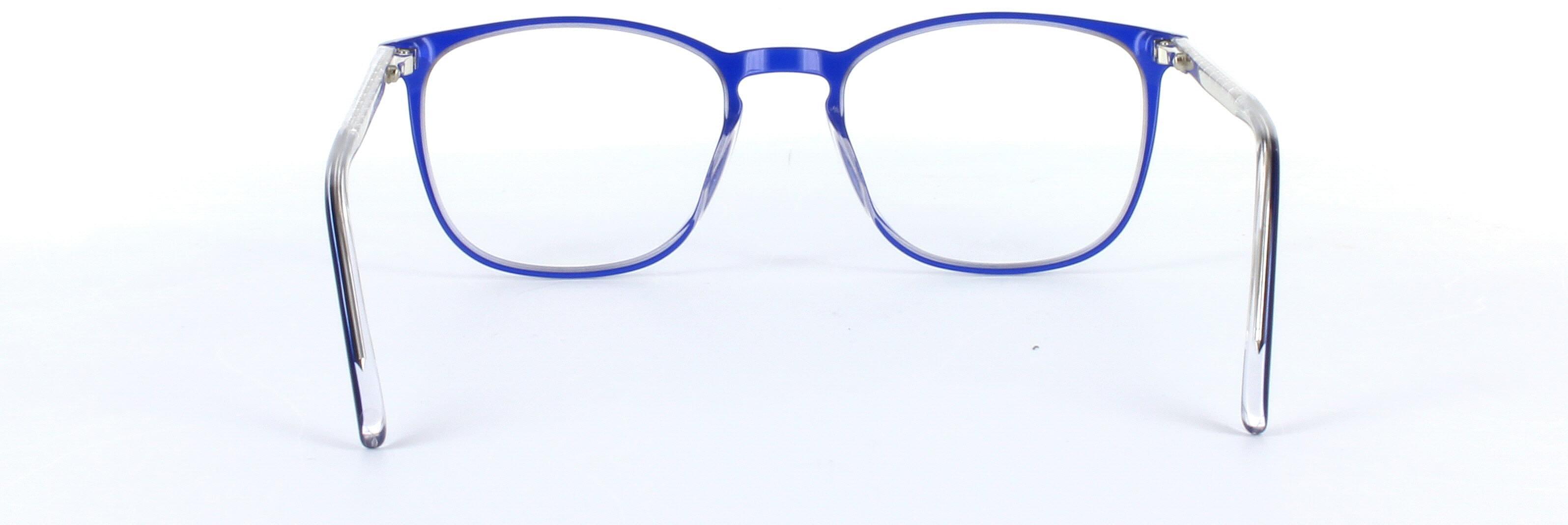 Mariana Blue Full Rim Round Plastic Glasses - Image View 3