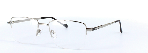 Miguel Silver Semi Rimless Metal Glasses - Image View 1
