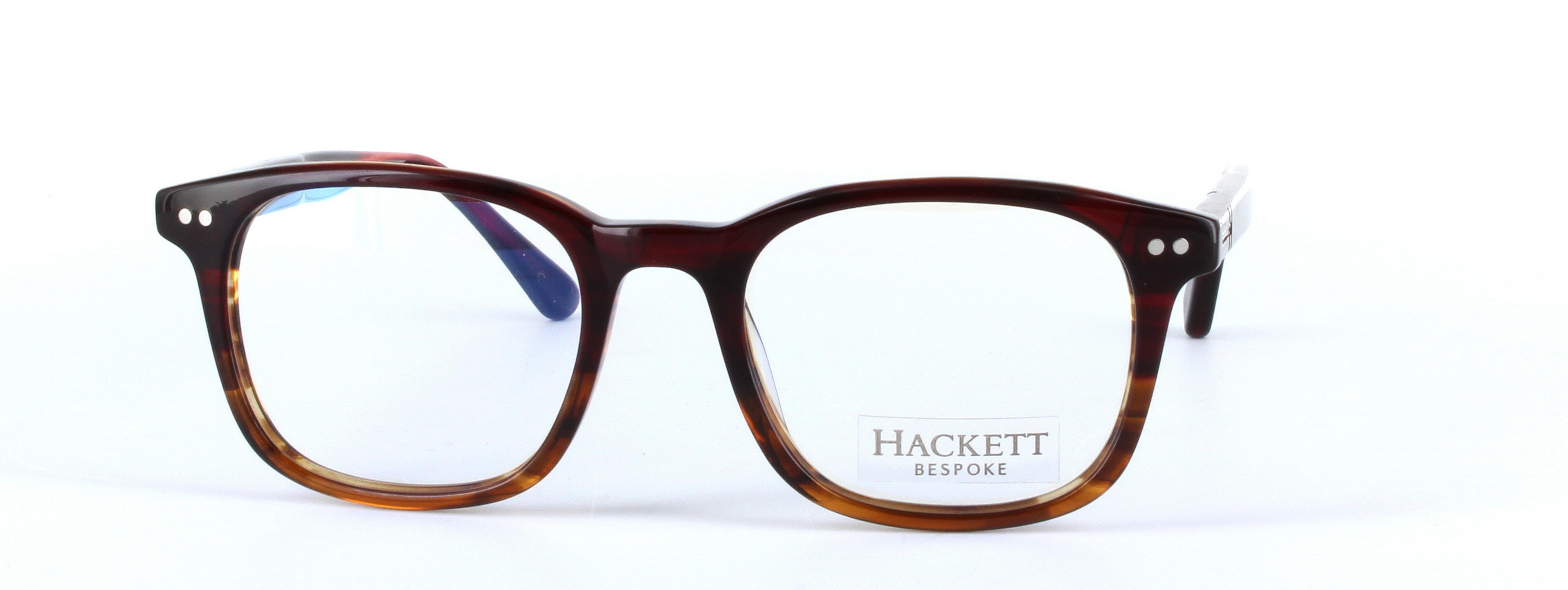 HACKETT BESPOKE (HEB111-103) Brown Full Rim Oval Round Acetate Glasses - Image View 5
