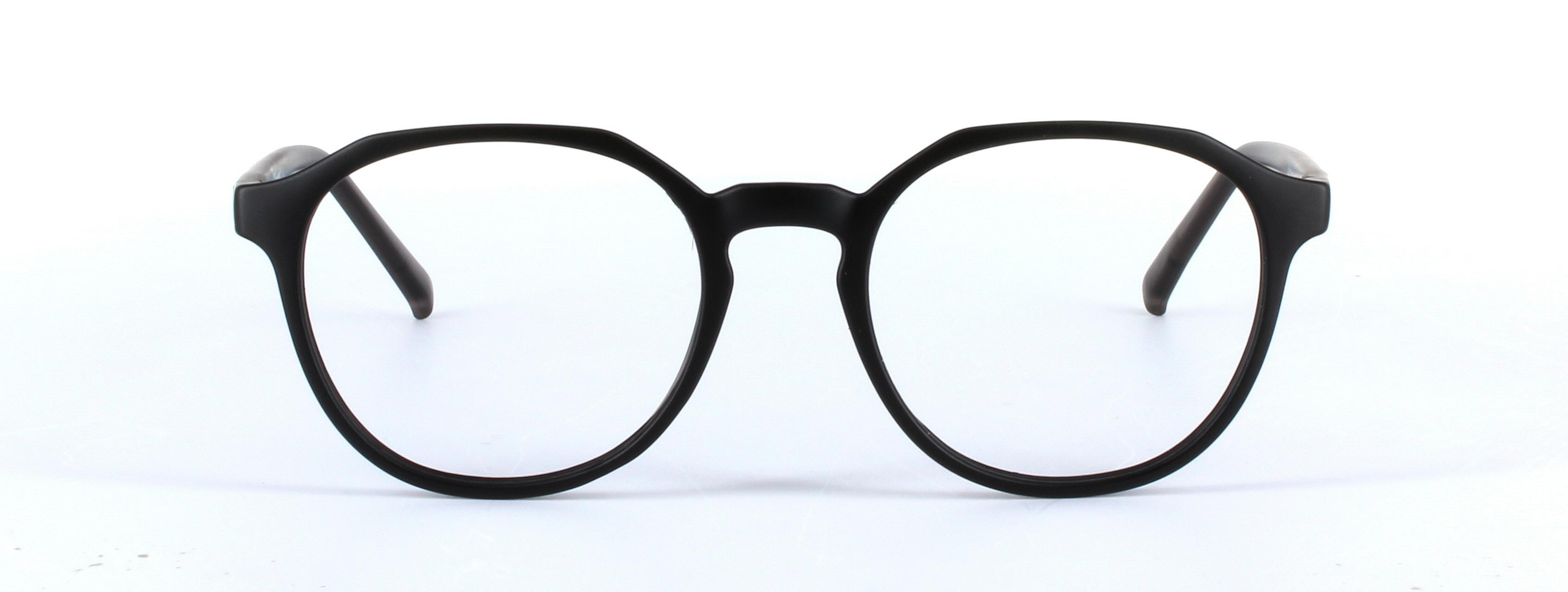 Jango Black Full Rim Round Plastic Glasses - Image View 5