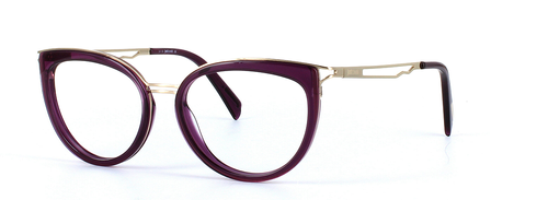 JUST CAVALLI (JC0857-081) Purple Full Rim Cat Eye Acetate Glasses - Image View 1