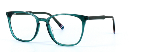 Astley Turquoise Full Rim Round Acetate Glasses - Image View 1
