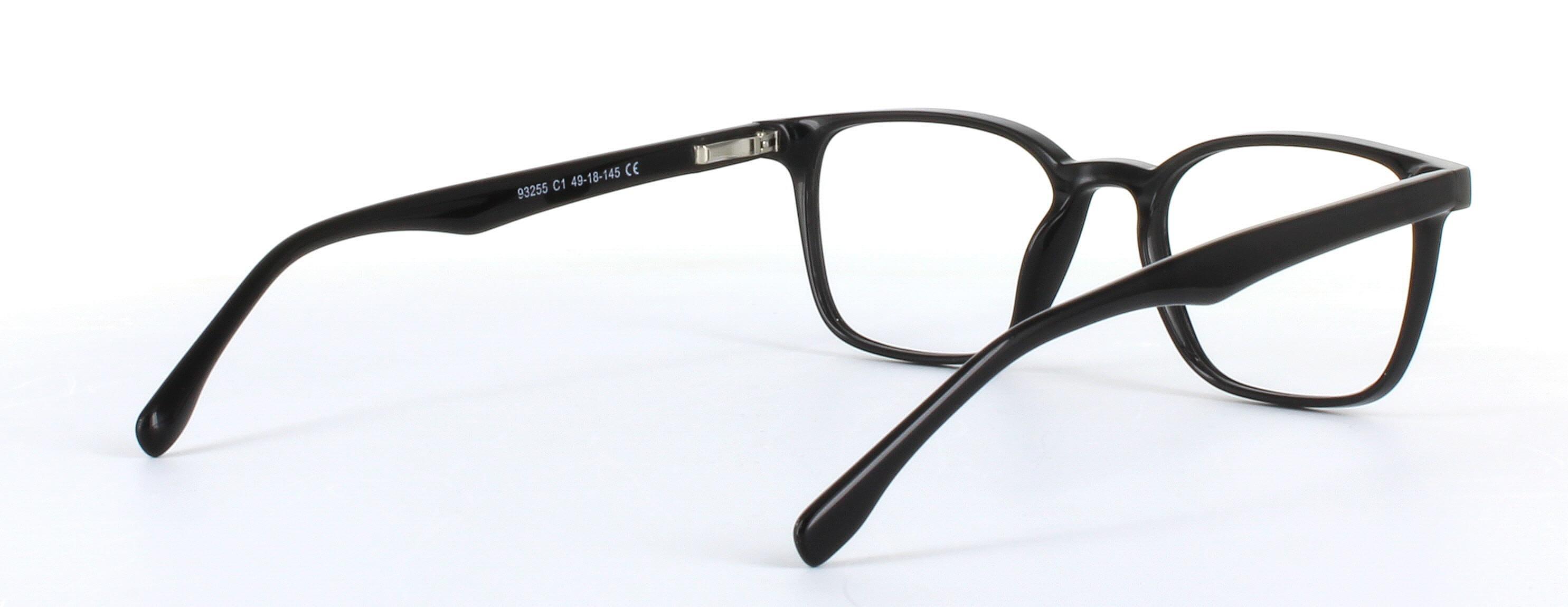 Hodson Black Full Rim Acetate Glasses - Image View 4