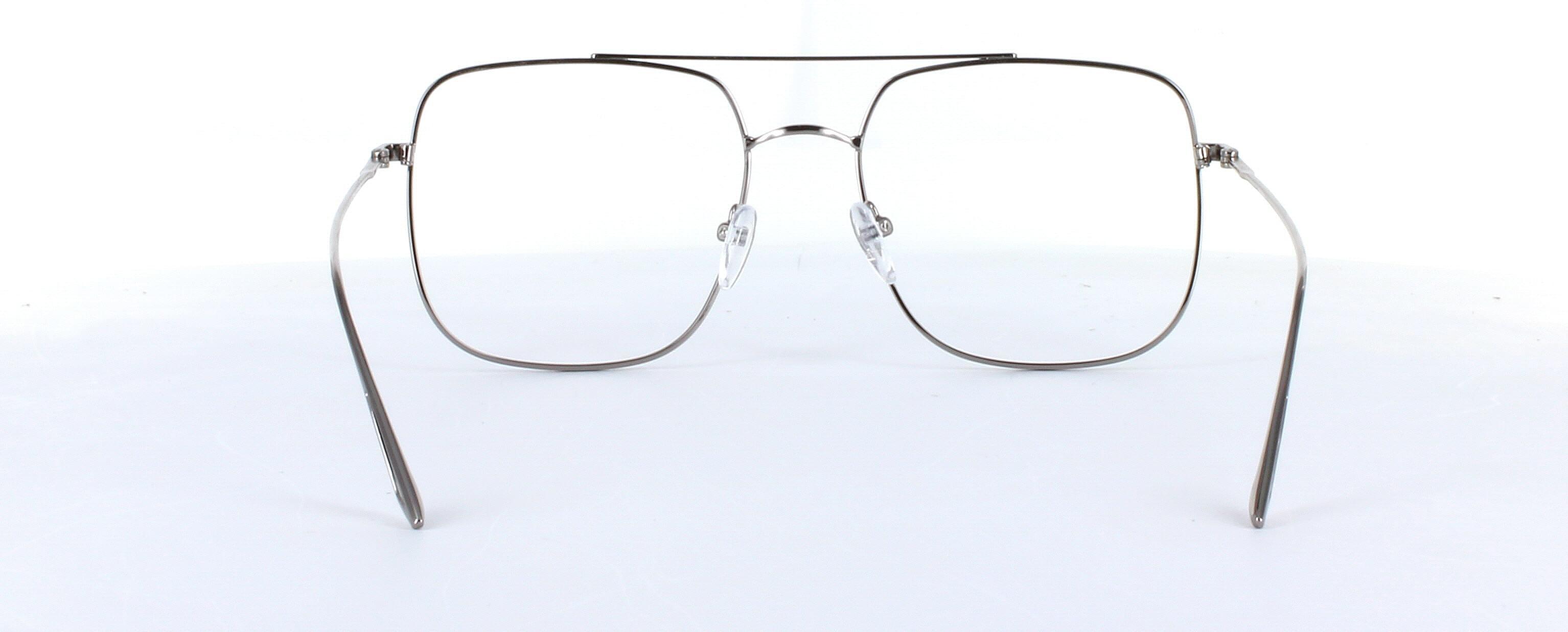 Eyecroxx 637-C1 Black Full Rim Aviator Metal Glasses - Image View 3