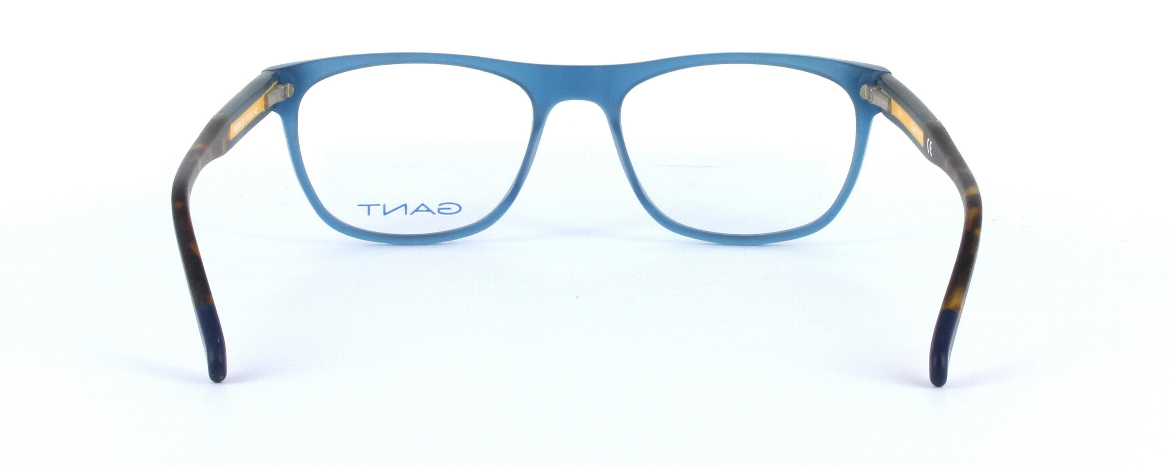 GANT (GA3098-091) Blue Full Rim Oval Acetate Glasses - Image View 3
