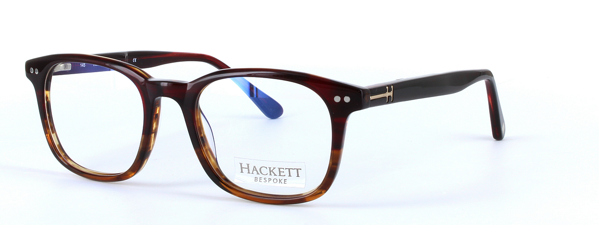 HACKETT BESPOKE (HEB111-103) Brown Full Rim Oval Round Acetate Glasses - Image View 1