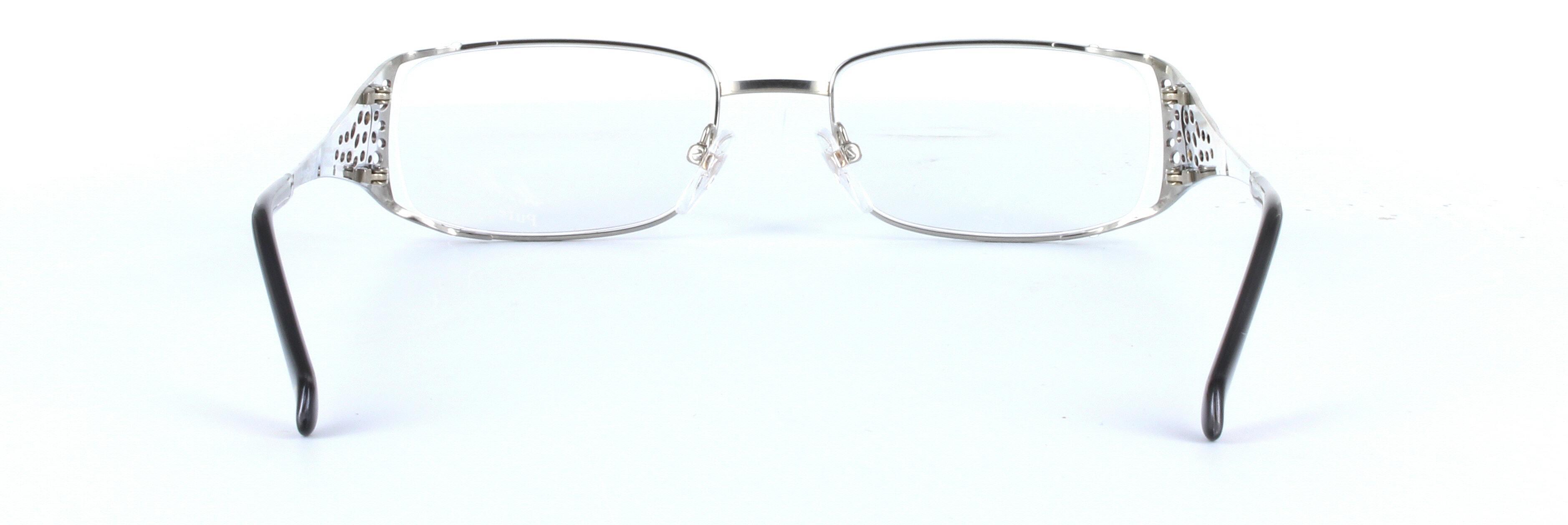 L'ART St-MORITZ (4782-003) Silver Full Rim Rectangular Metal Glasses - Image View 3