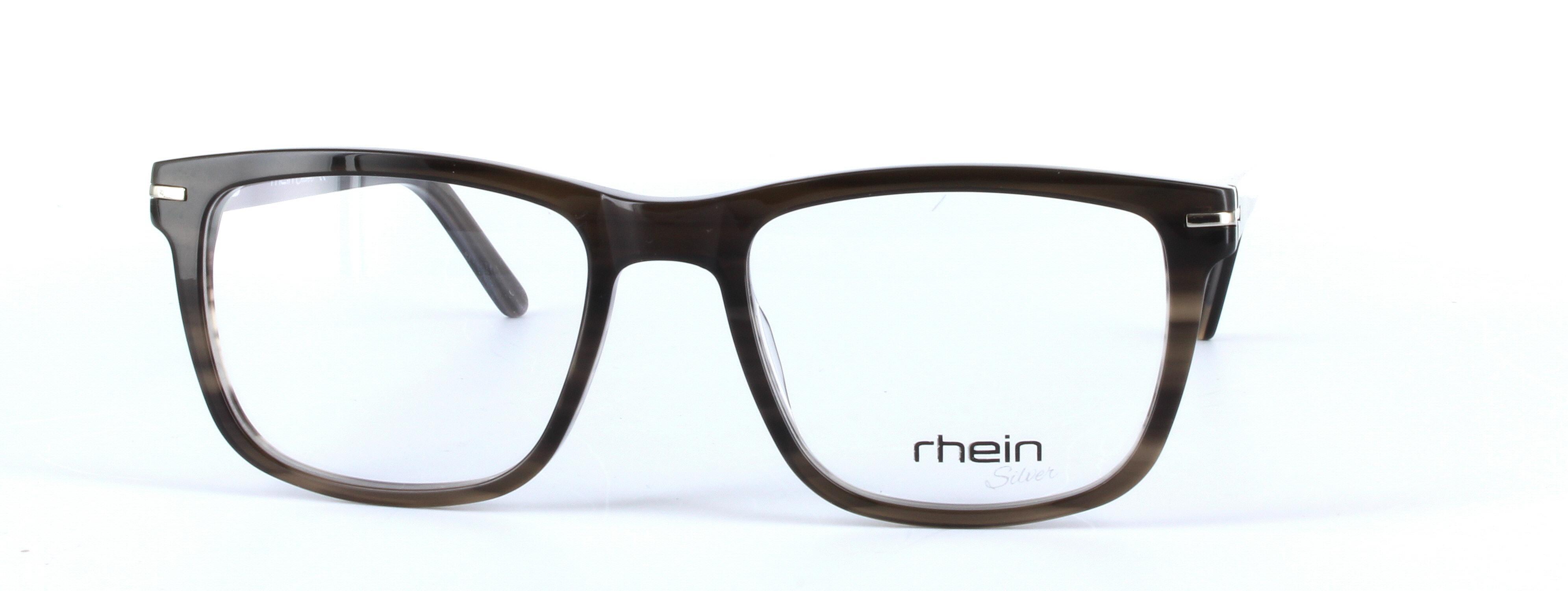 Morgan Grey Full Rim Square Plastic Glasses - Image View 5
