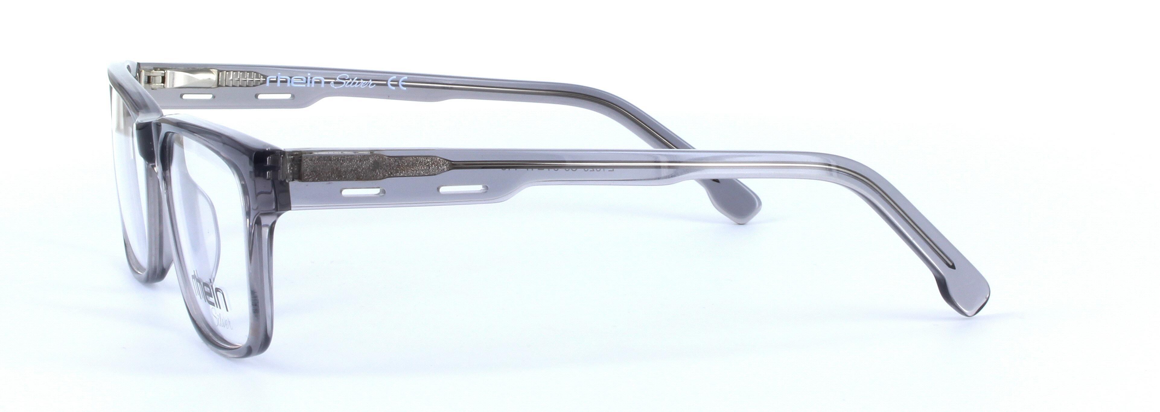 Cygnus Blue Full Rim Rectangular Plastic Glasses - Image View 2