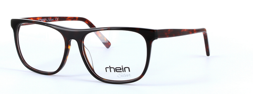 Cian Black and Tortoise Full Rim Rectangular Plastic Glasses - Image View 1