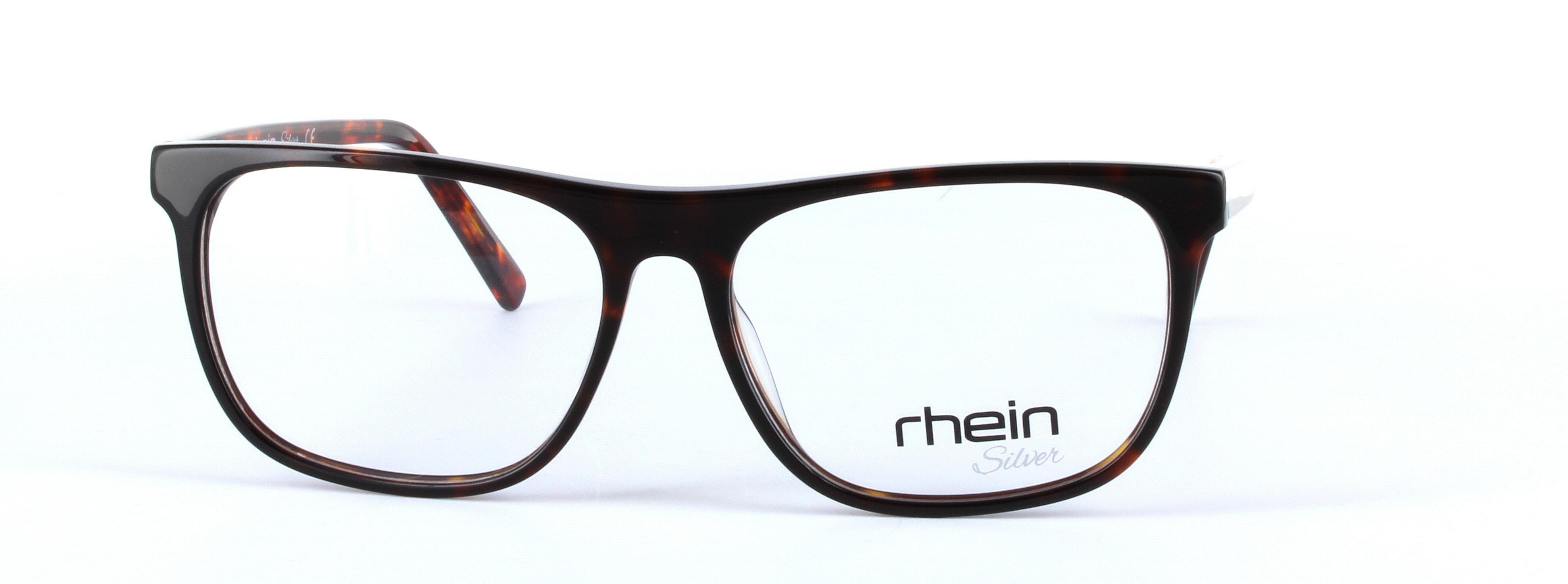 Cian Black and Tortoise Full Rim Rectangular Plastic Glasses - Image View 5