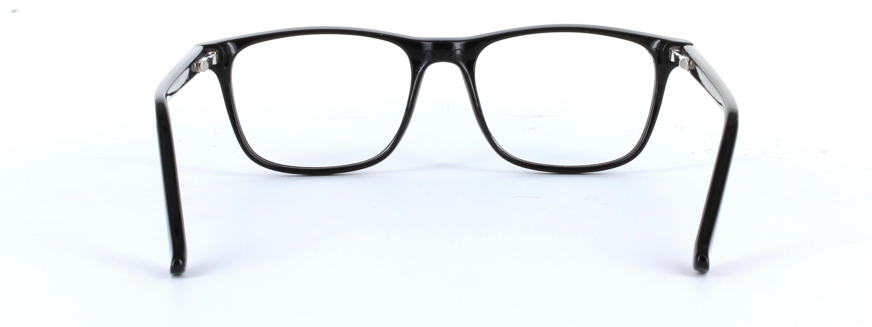 Consul Black Full Rim Oval Round Plastic Glasses - Image View 3
