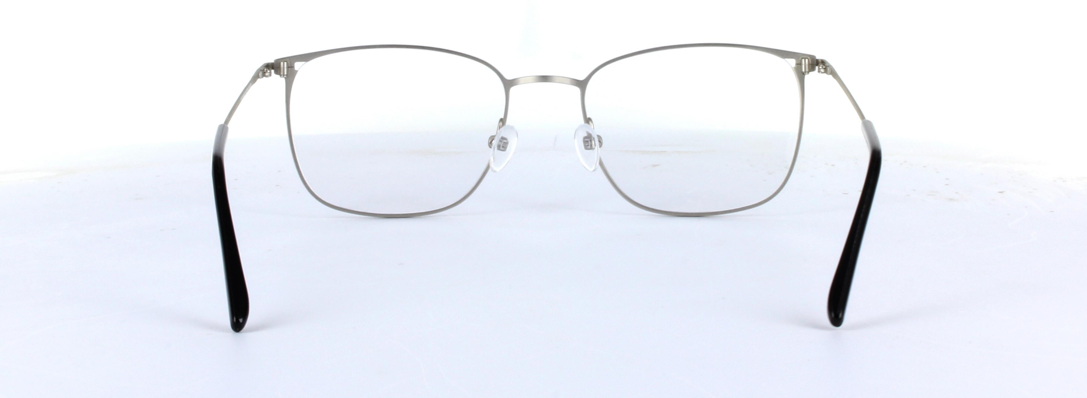 Hayden Olive Full Rim Rectangular Metal Glasses - Image View 3