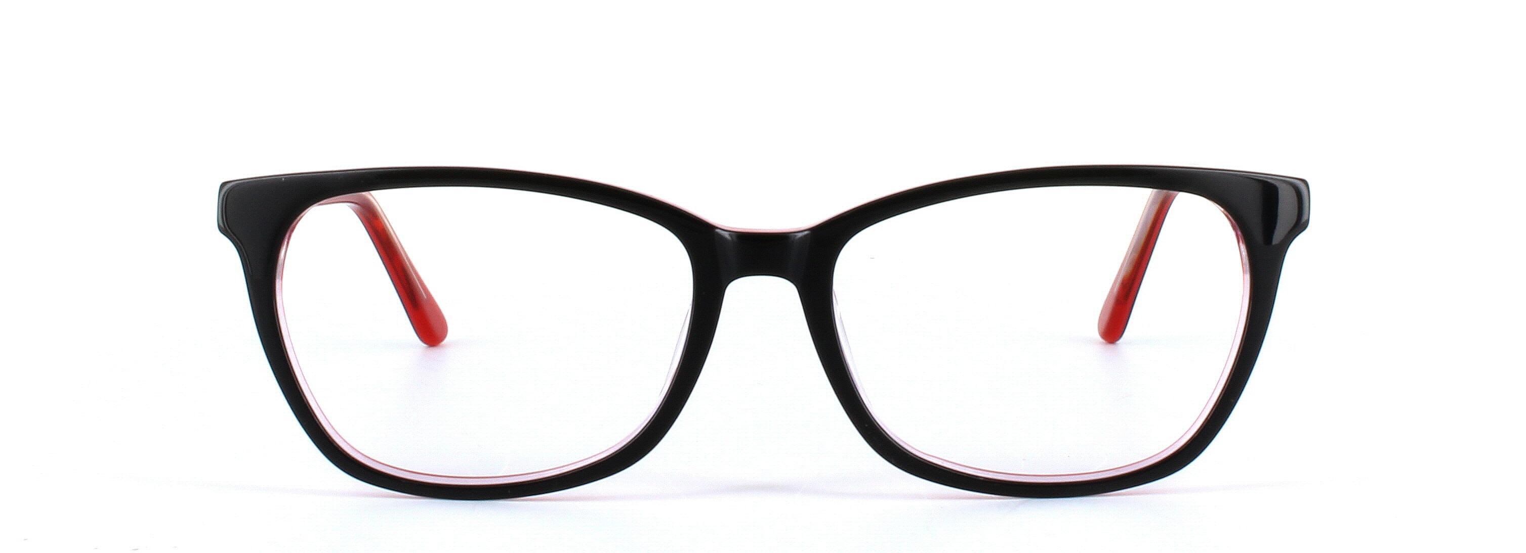 Jade Black Full Rim Cat Eye Acetate Glasses - Image View 5