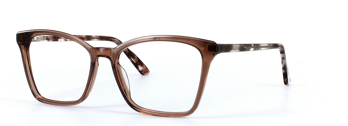 Caelan Brown Full Rim Square Plastic Glasses - Image View 1