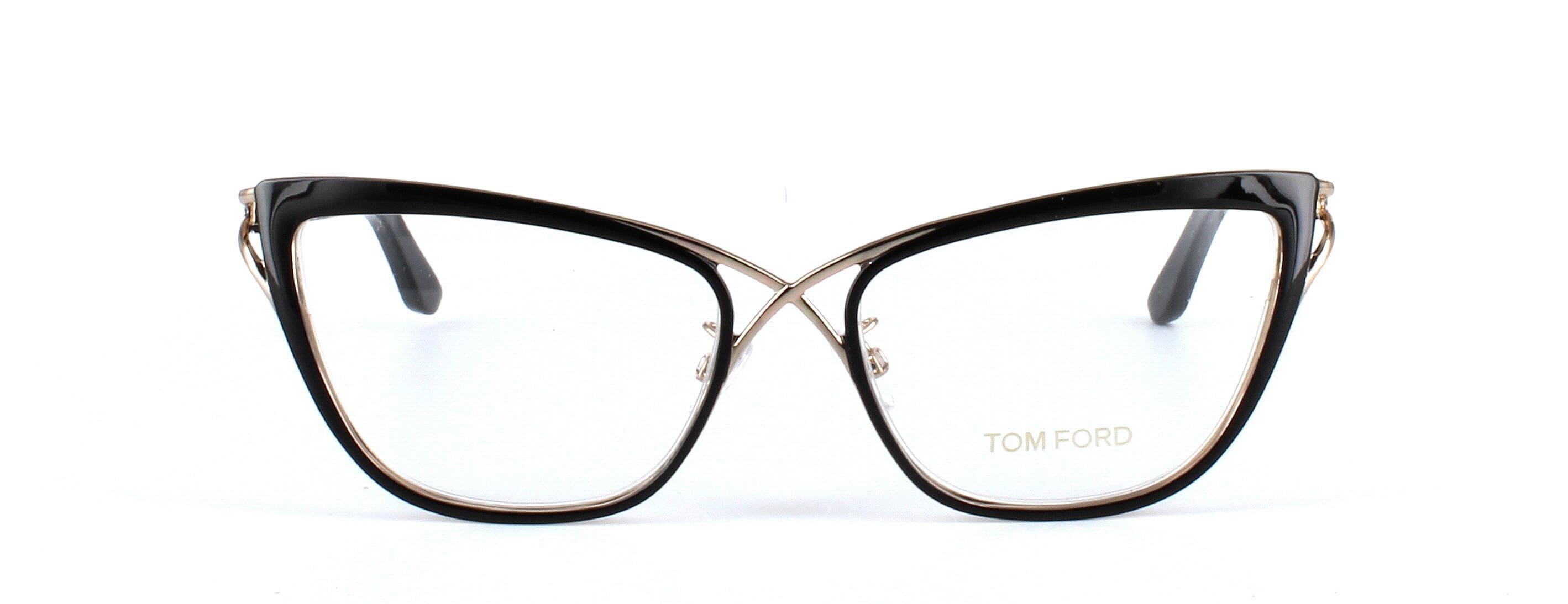 Ladies Tom Ford glasses - black & gold - image 5