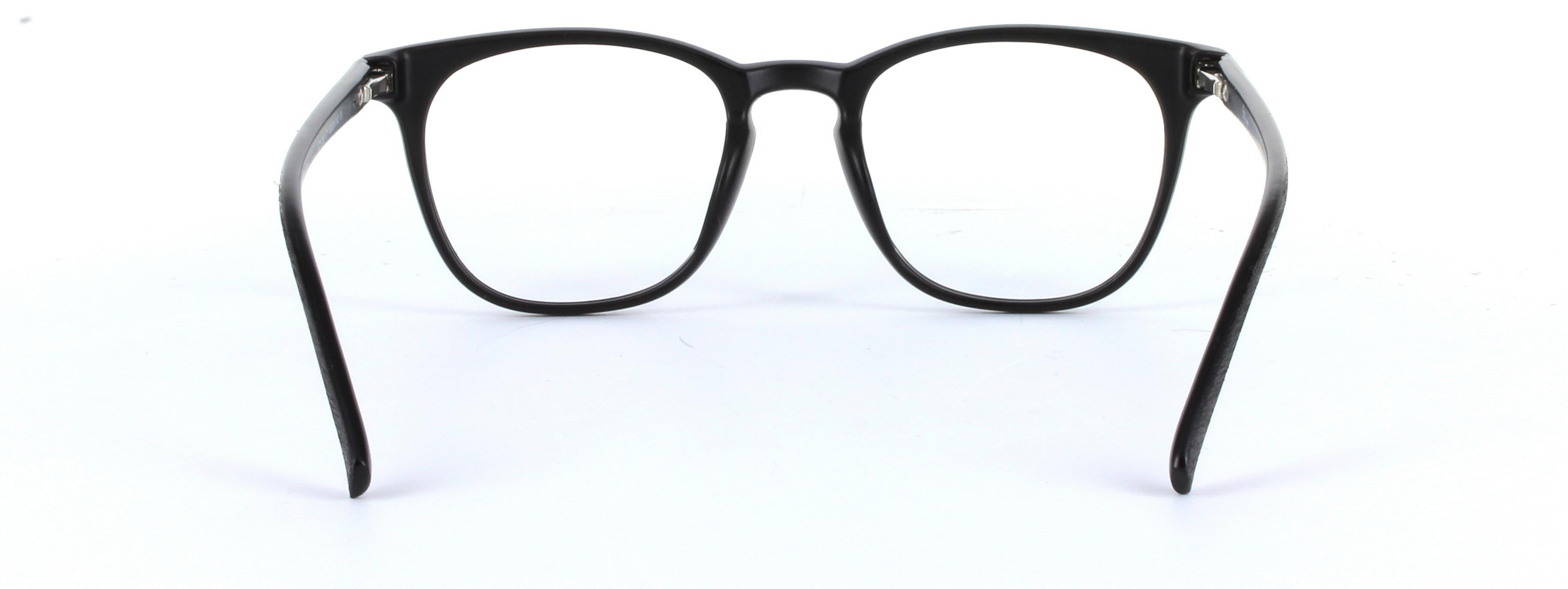 Aubrey Black Full Rim Oval Round Plastic Glasses - Image View 3
