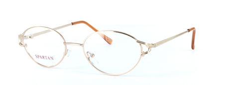 Bella Gold Full Rim Oval Metal Glasses - Image View 1