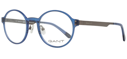 GANT (3133) Blue Full Rim Round Acetate Glasses - Image View 1