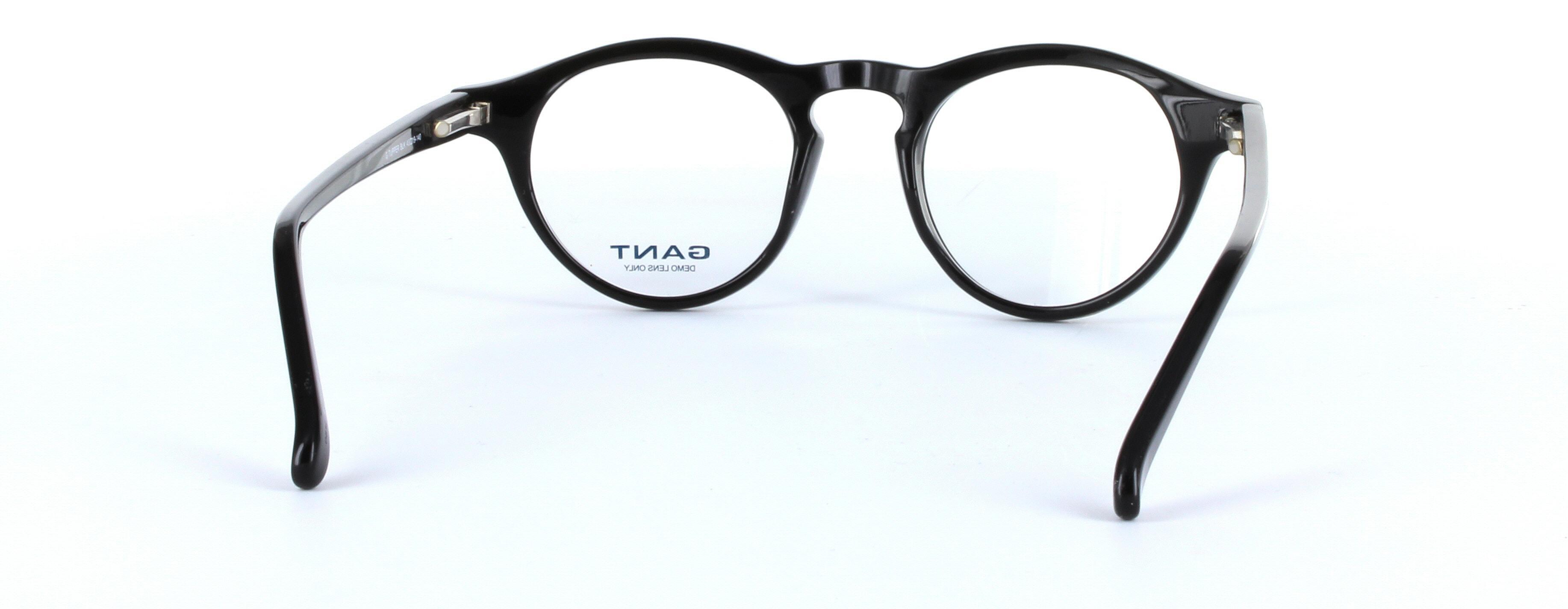GANT TUPPER Black Full Rim Round Acetate Glasses - Image View 3