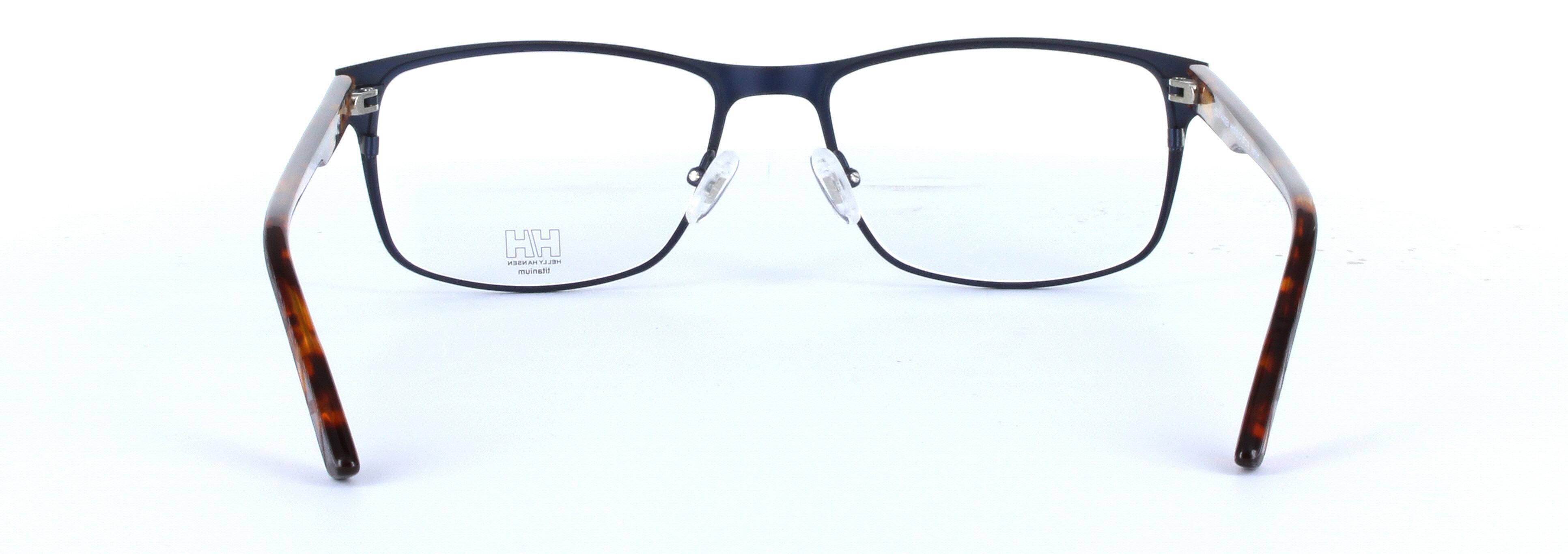 Helly Hansen HH 1019 Brown Full Rim Rectangular Square Metal Glasses - Image View 3