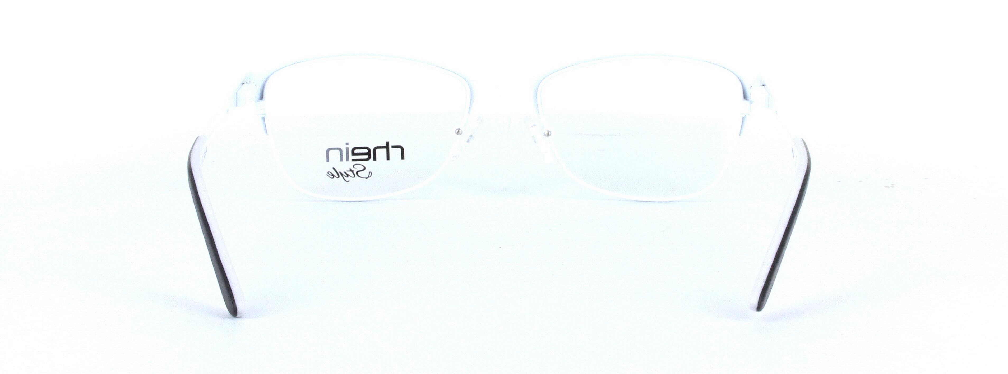 Cooper Black Full Rim Oval Rectangular Metal Glasses - Image View 3