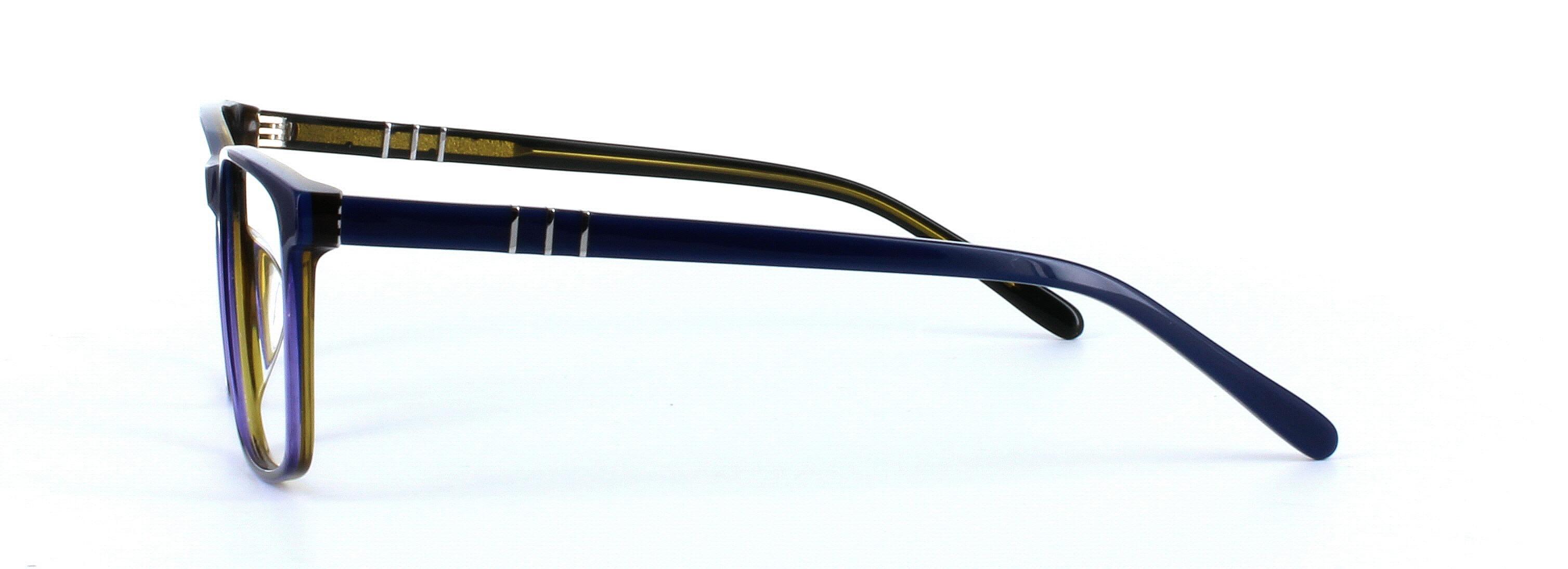 Bayley Lane Purple Full Rim Rectangular Acetate Glasses - Image View 2