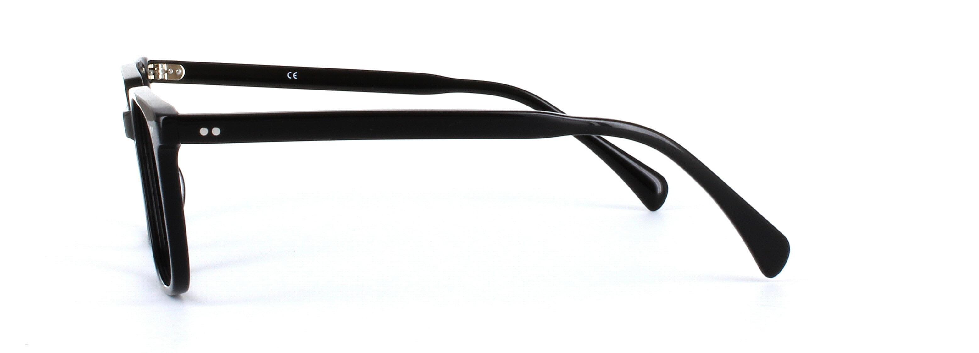 Chilli Black Full Rim Acetate Glasses - Image View 2
