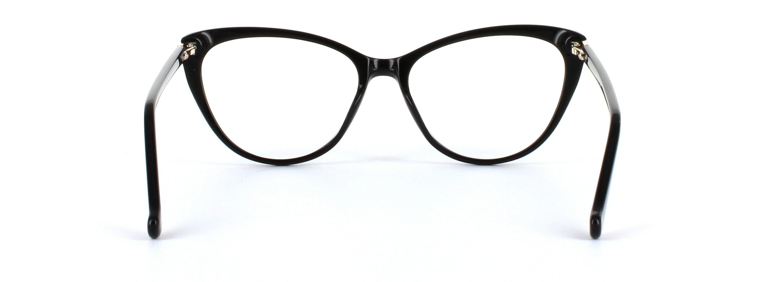 Lydia Black Full Rim Cat Eye Acetate Glasses - Image View 3