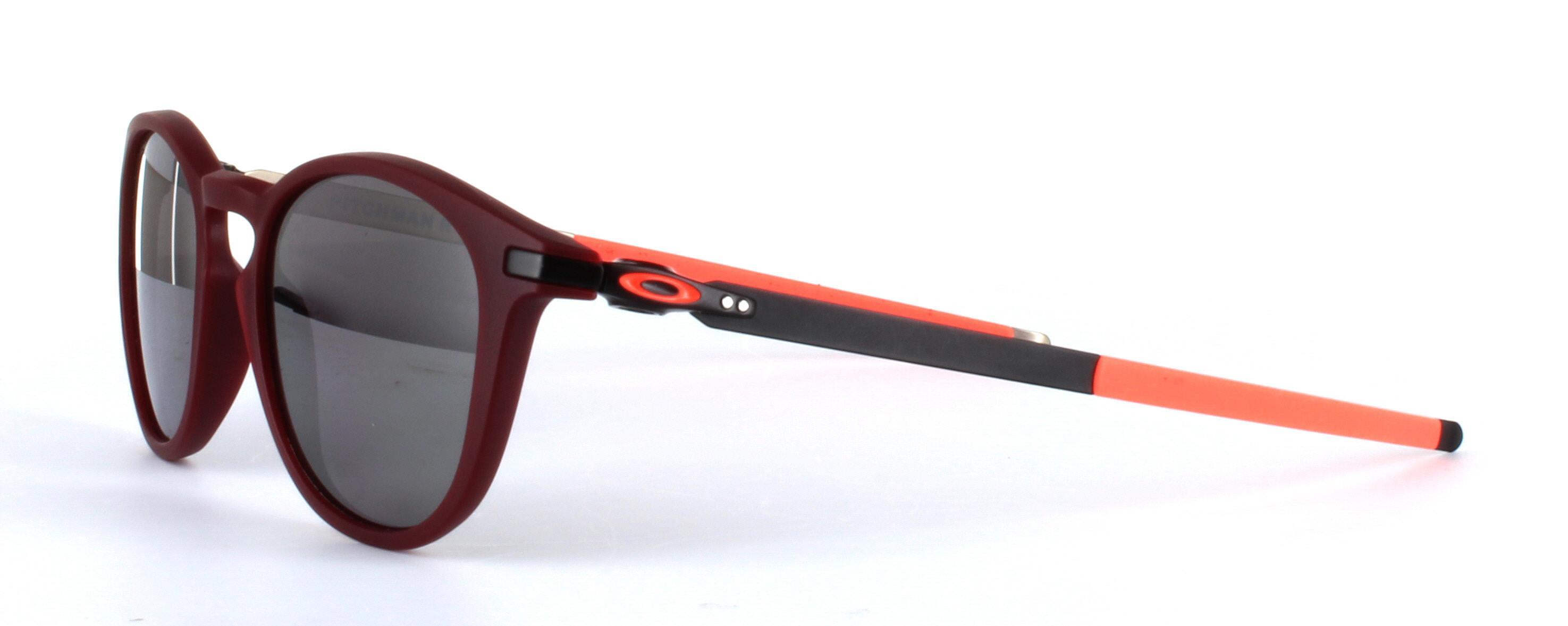 Oakley (O9439) Burgundy Full Rim Plastic Prescription Sunglasses - Image View 2