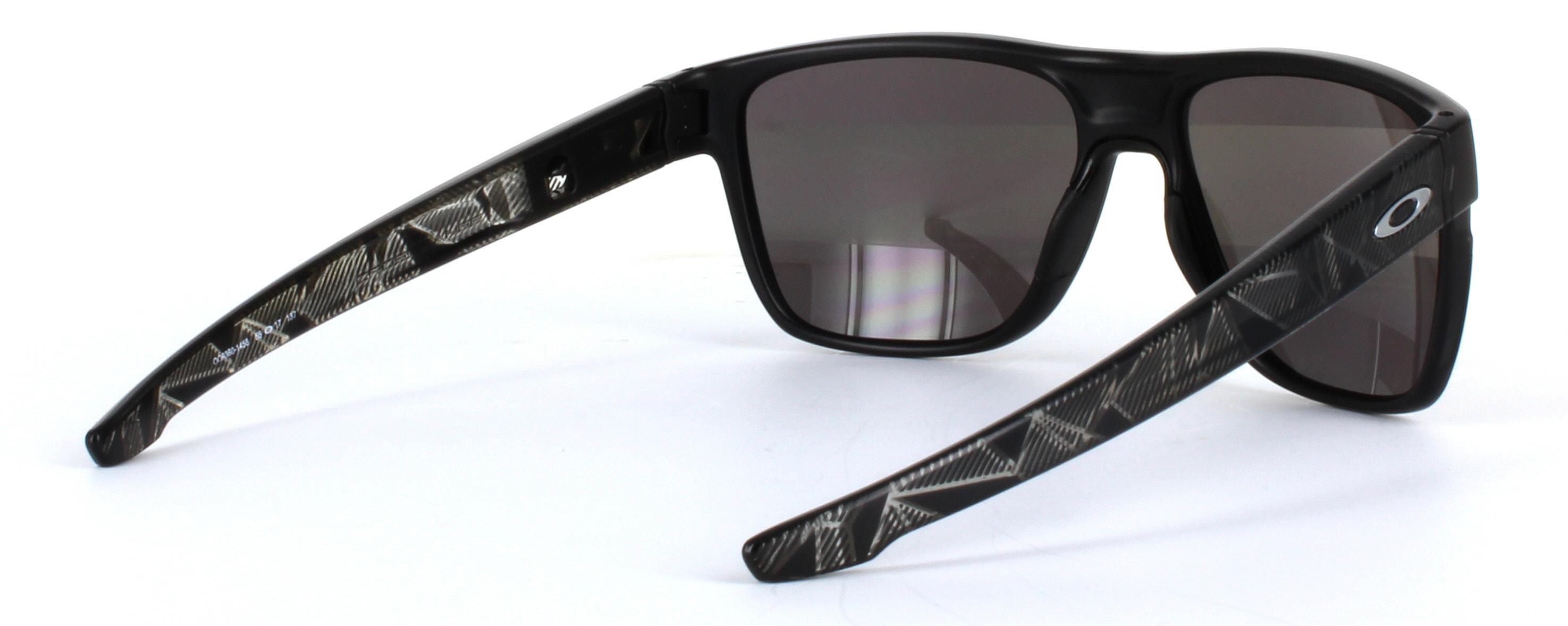 Oakley (O9360) Black Full Rim Plastic Sunglasses - Image View 4