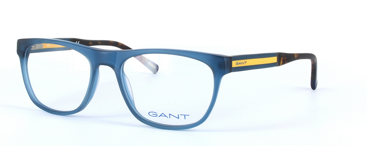 GANT (GA3098-091) Blue Full Rim Oval Acetate Glasses - Image View 1