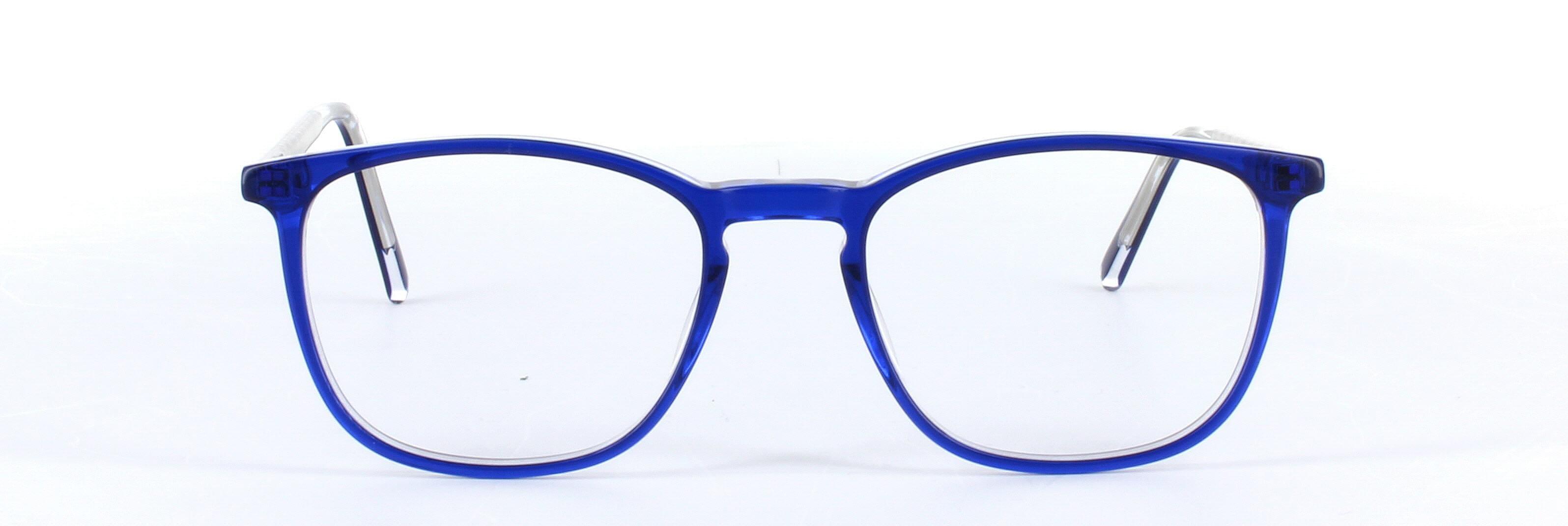 Mariana Blue Full Rim Round Plastic Glasses - Image View 5