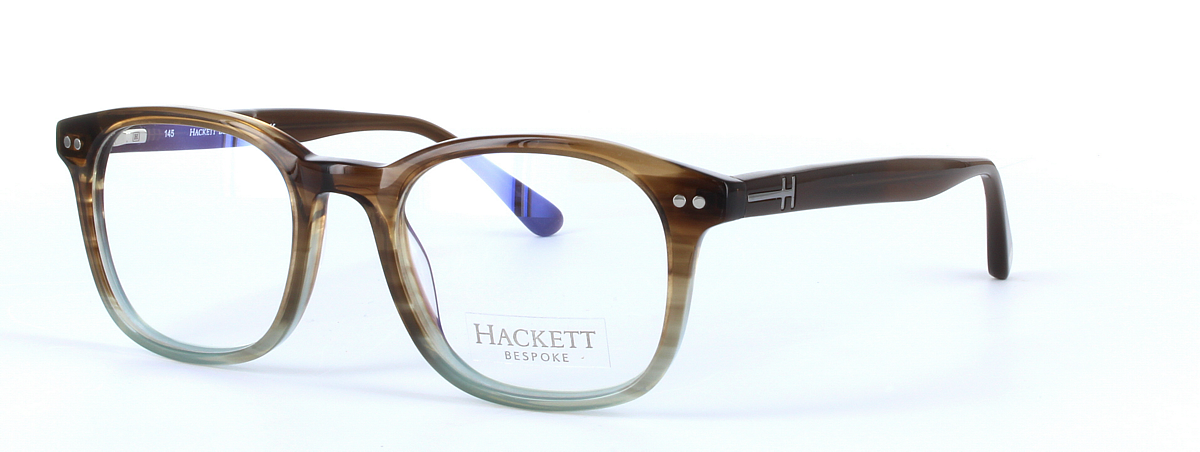 HACKETT BESPOKE (HEB111-105) Brown Full Rim Oval Round Acetate Glasses - Image View 1