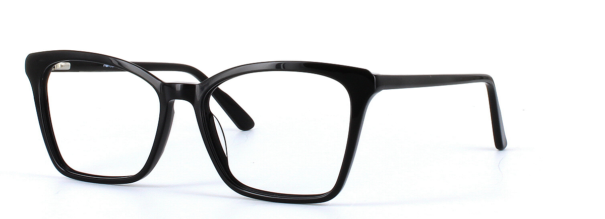 Caelan Black Full Rim Square Plastic Glasses - Image View 1