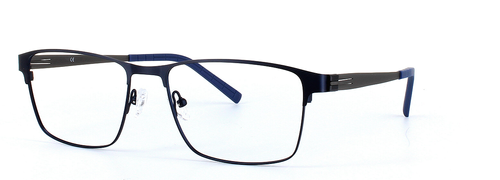 Divo Matt Blue Full Rim Square Titanium Glasses - Image View 1