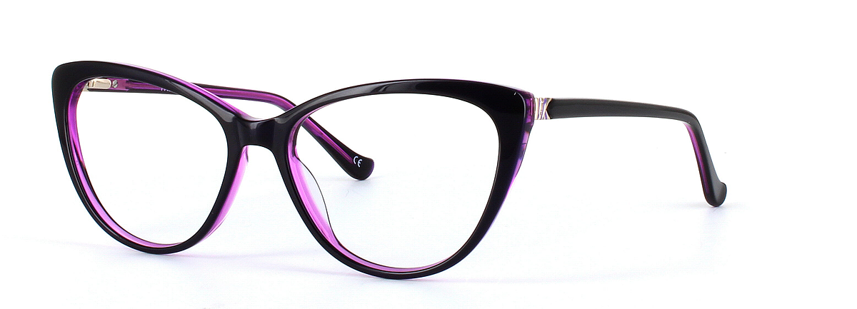 Lydia Purple Full Rim Cat Eye Acetate Glasses - Image View 1