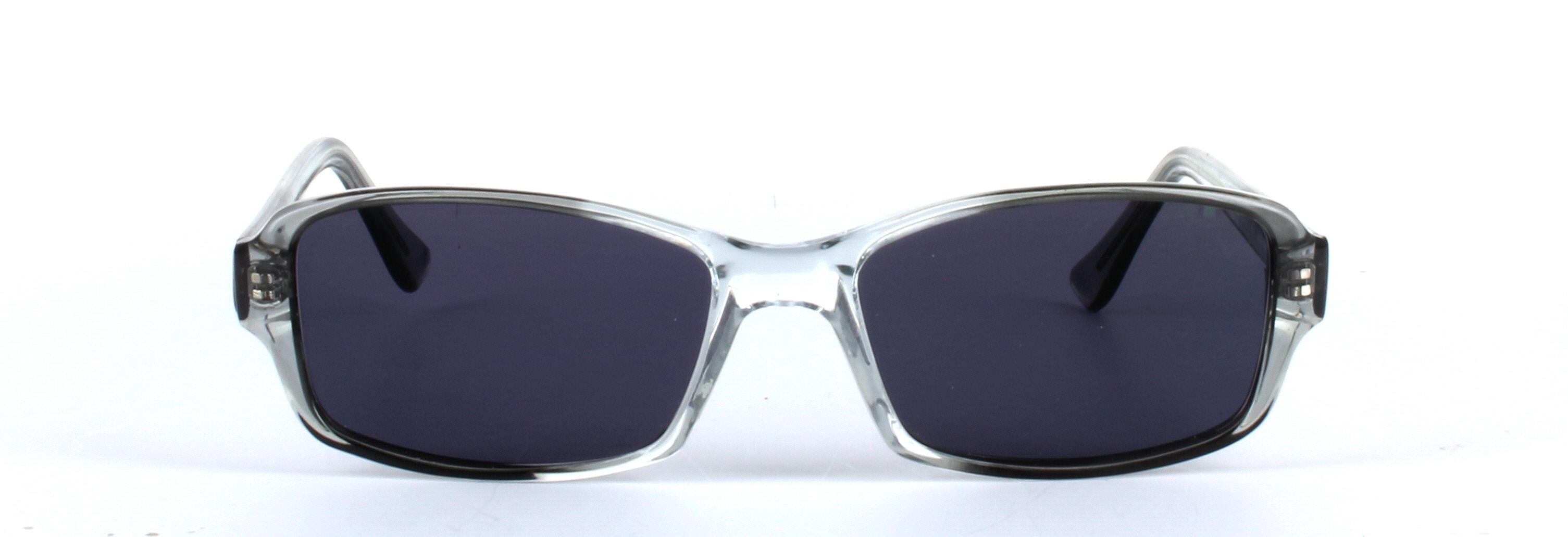 Chico Grey Full Rim Rectangular Plastic Sunglasses - Image View 5