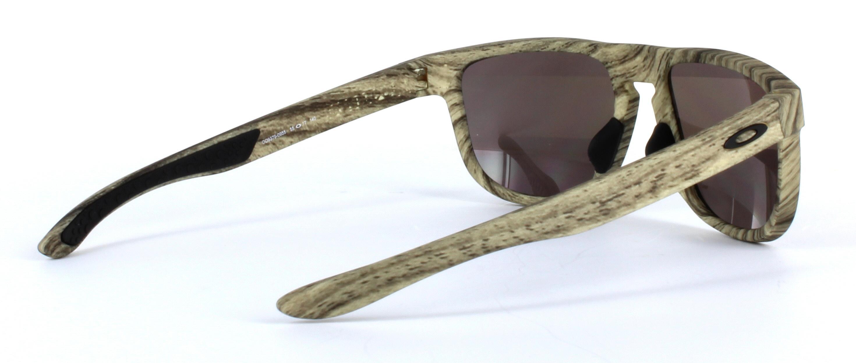 Oakley (O9379) Light Brown Full Rim Plastic Sunglasses - Image View 4