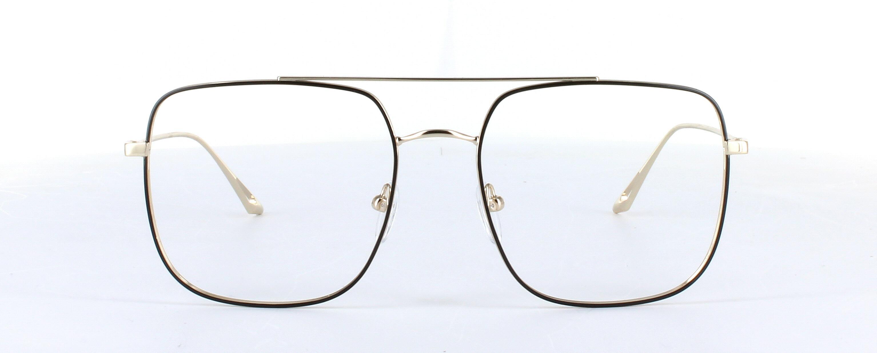 Eyecroxx 637 Grey Full Rim Aviator Metal Glasses - Image View 5
