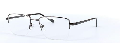 Miguel Gunmetal Semi Rimless Metal Glasses - Image View 1
