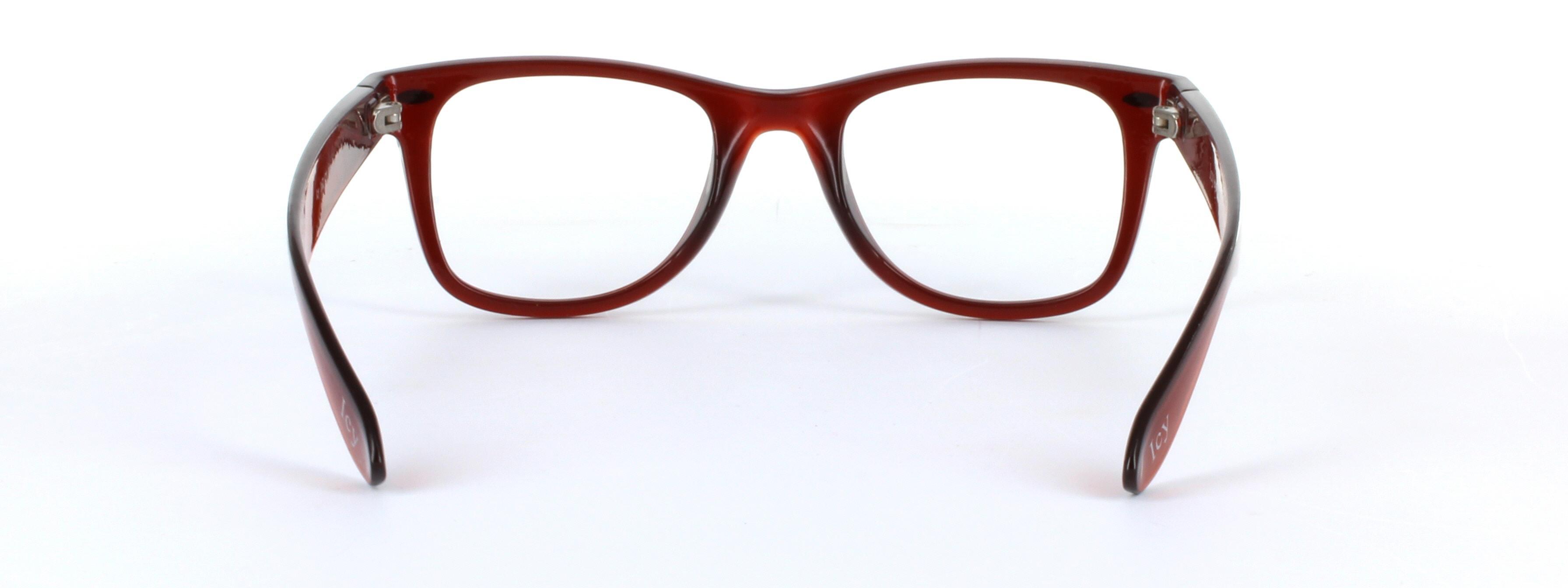 England Brown Full Rim Oval Plastic Glasses - Image View 3