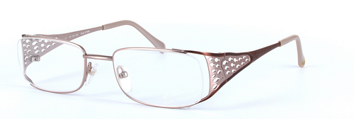 L'ART St-MORITZ (4782-002) Brown Full Rim Rectangular Metal Glasses - Image View 1