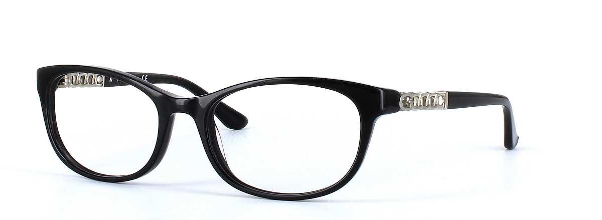 GUESS (GU2688-001) Black Full Rim Oval Acetate Glasses - Image View 1