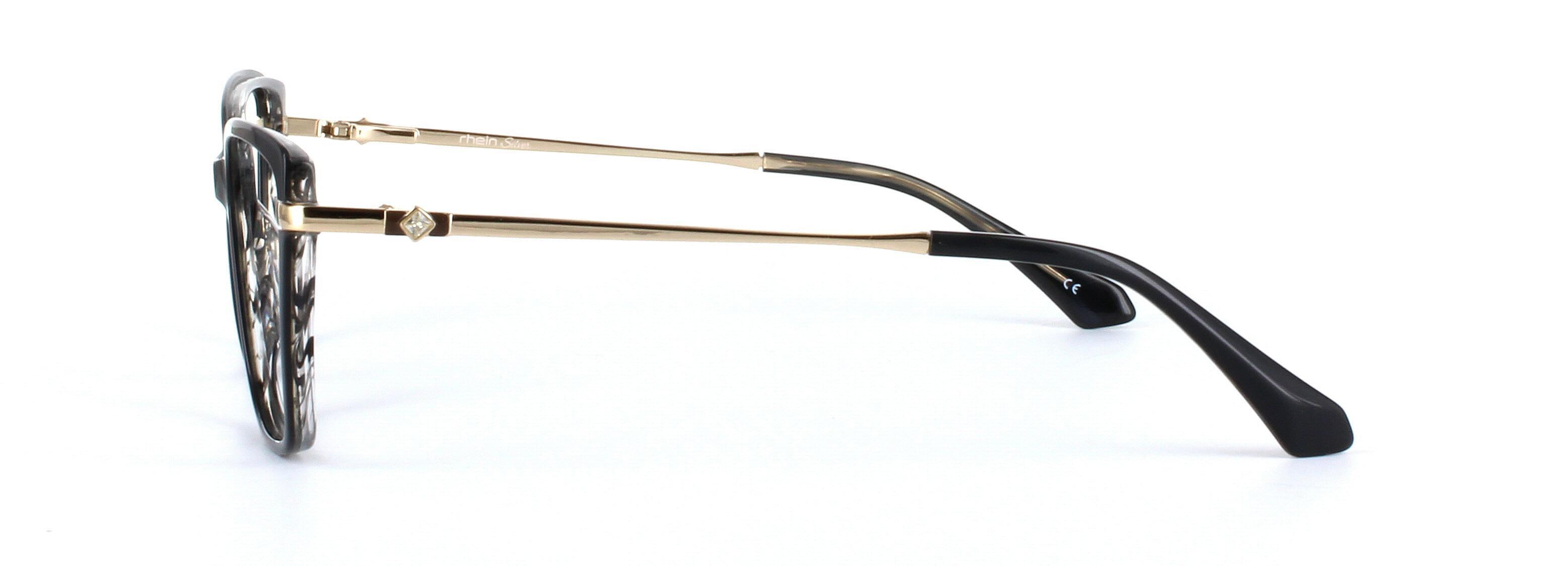 Jeanine Grey Full Rim Acetate Glasses - Image View 2
