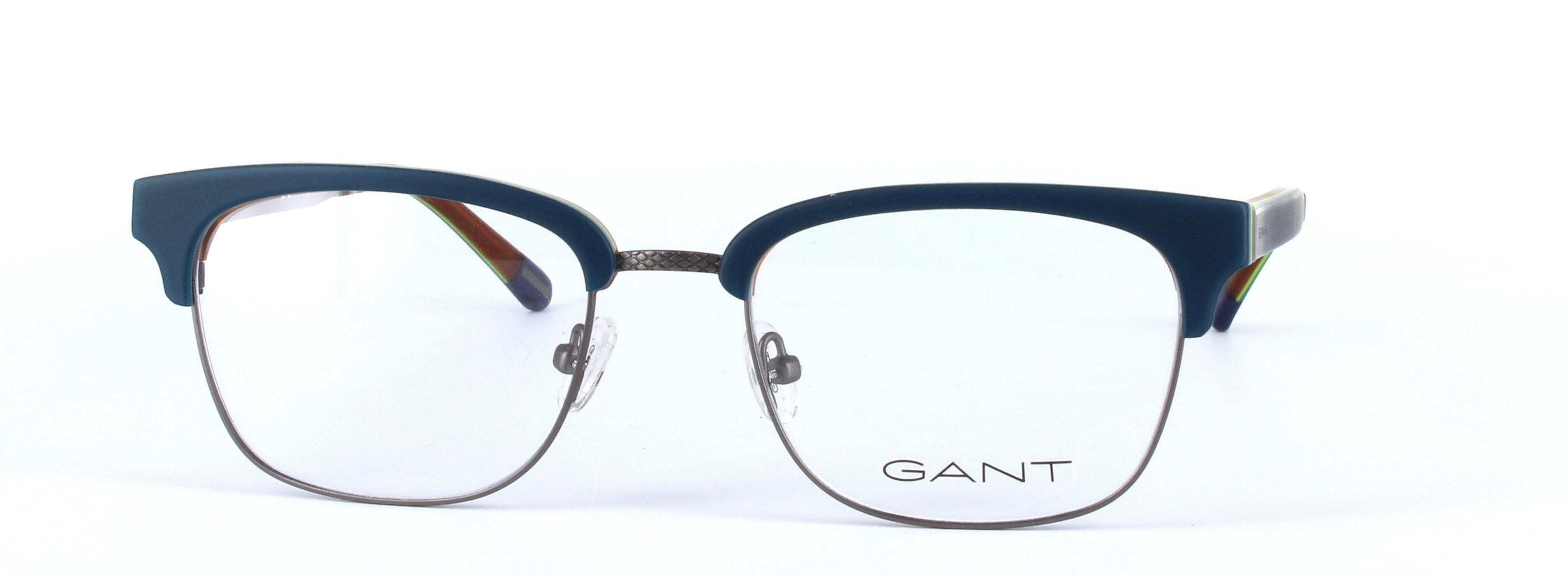GANT (GA3141-092) Blue Full Rim Oval Acetate Glasses - Image View 5