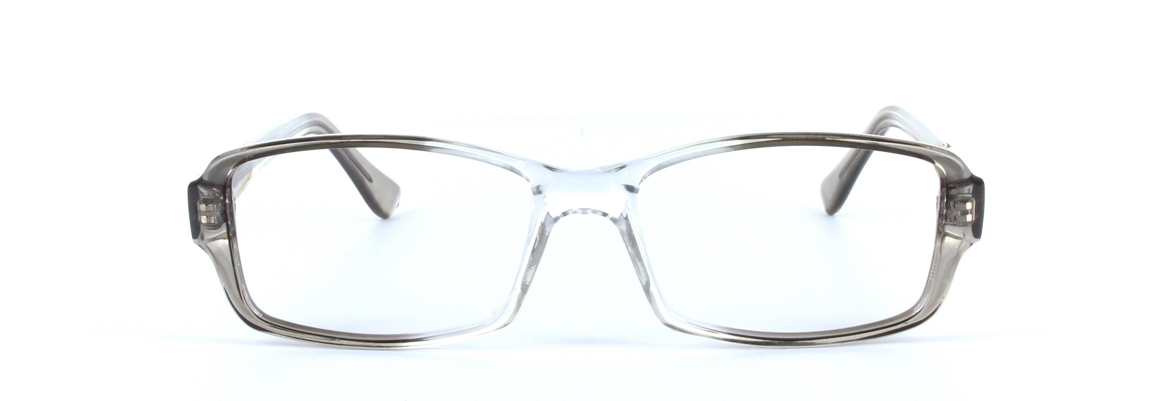 Grey Full Rim Rectangular Plastic Glasses Chico - Image View 5