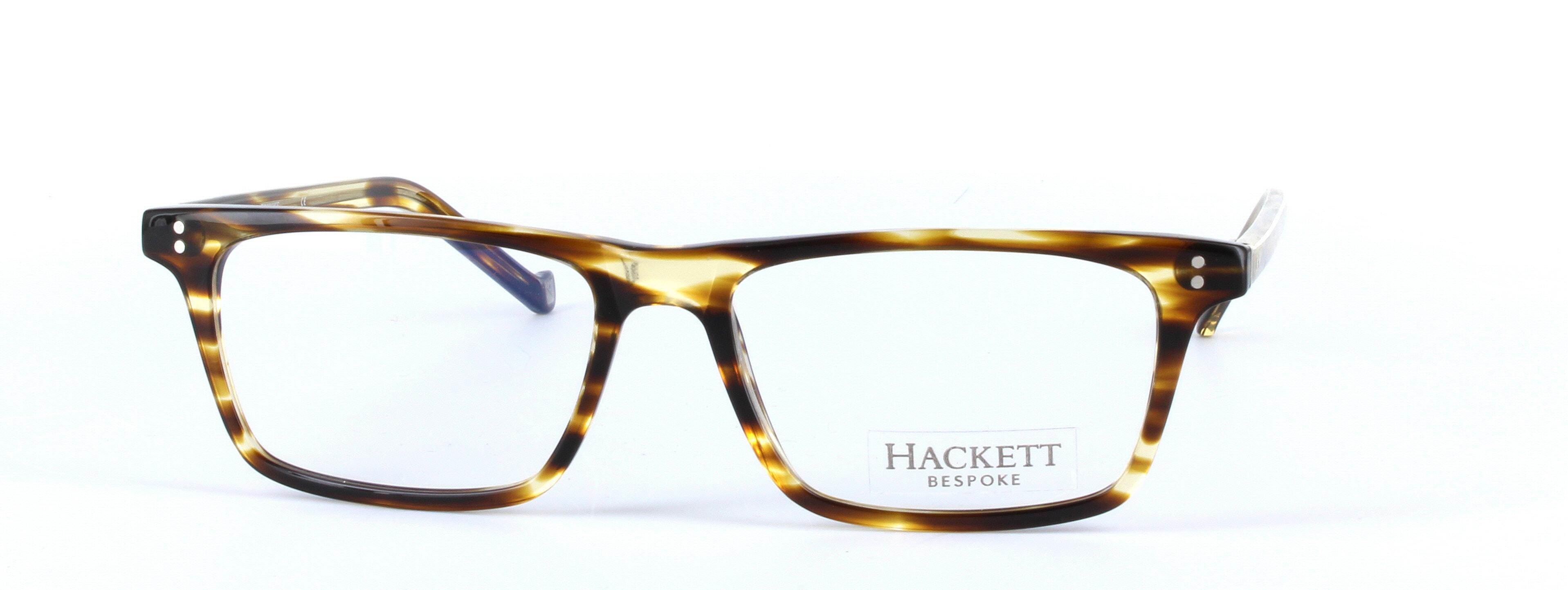 HACKETT BESPOKE (HEB142-192) Brown Full Rim Oval Rectangular Acetate Glasses - Image View 5