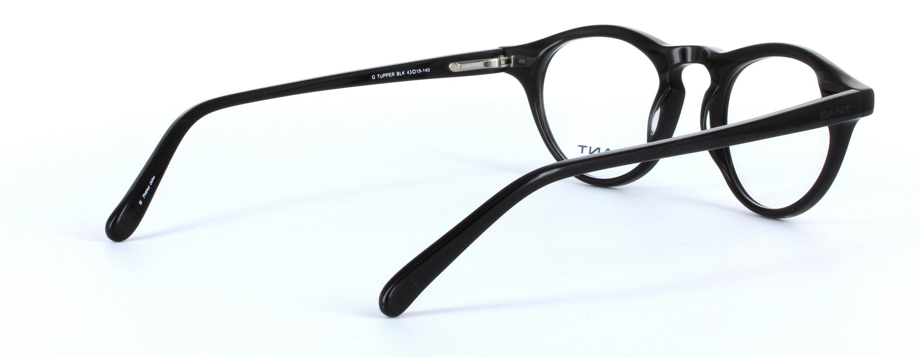 GANT TUPPER Black Full Rim Round Acetate Glasses - Image View 4